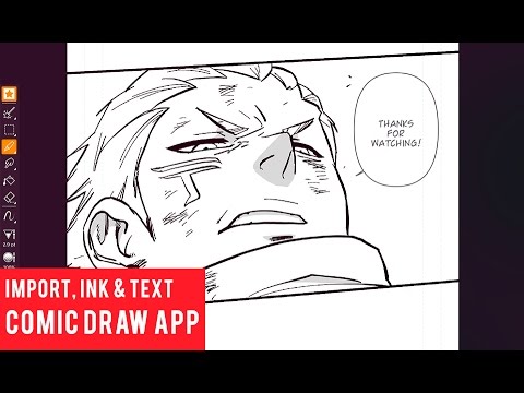 Import Ink Add Text Balloons in Comic Draw App YouTube