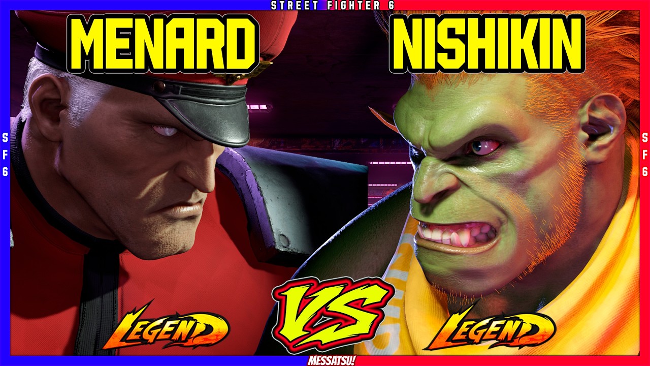 SF6 Nishikin (Blanka) VS MenaRD (M.Bison)💥Messatsu!💥スト6💥Street fighter 6