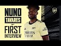 Welcome to The Arsenal, Nuno Tavares! | First interview after signing from Benfica