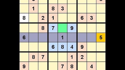 How to Solve Washington Times Sudoku Difficult May 13, 2022