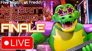 LIVE: Five Nights at Freddy's: Security Breach – Finale – Monty Fight &amp; Endings! (PS5)