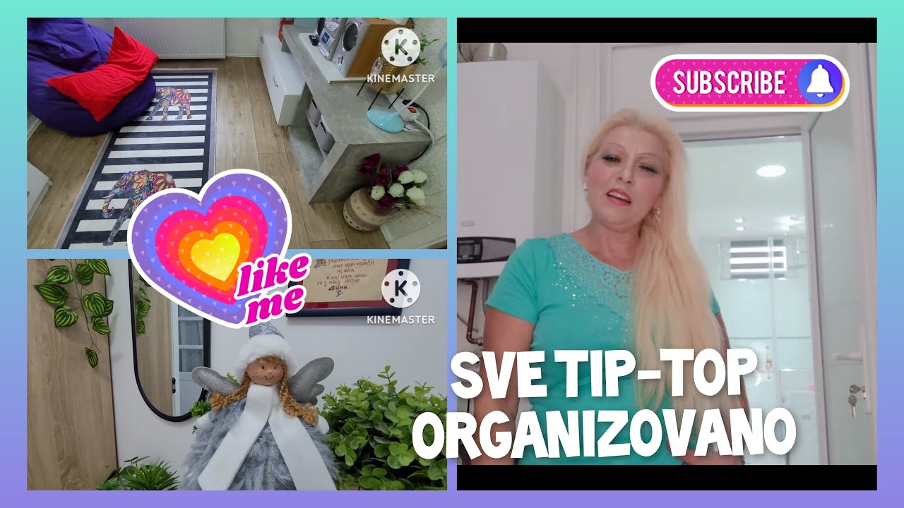 Sredila sam male hodnike  organizovala sve,  sad planiram i svoj kutak za sminkanje