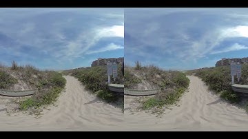 Beach Walk VUZE 180 VR Stereoscopic 3D