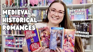 Reading Medieval Historical Romances 🏰 | arranged marriages, rival families, new-to-me authors!