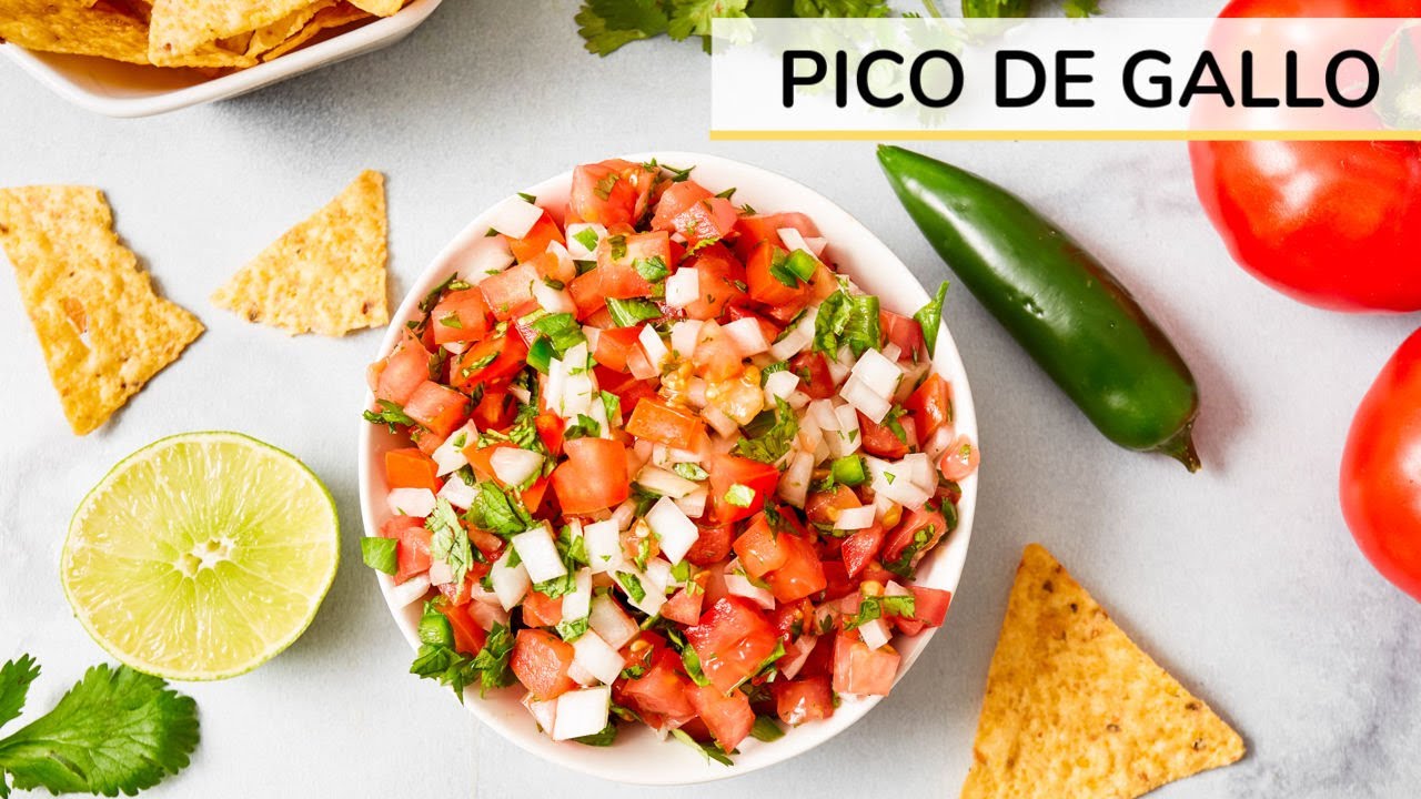 HOMEMADE PICO DE GALLO | easy, fresh salsa recipe | Clean & Delicious