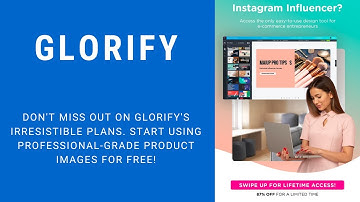 GLORIFY - THE FIRST graphic design tool focused on eCommerce Now A LIFETIME DEAL!