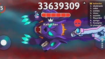 Snake.io modmenu gameplay #184 - world record