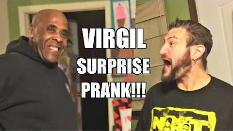 VIRGIL IS HERE PRANK! EPIC REACTION to FORMER WWE ...