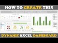 How To Create A Modern & Dynamic Dashboard In Excel | FREE Download