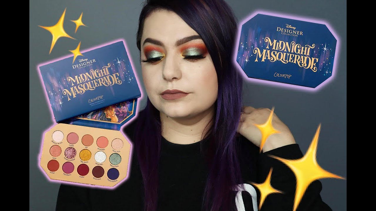 Colourpop X Disney Midnight Masquerade Palette Raeann Haro