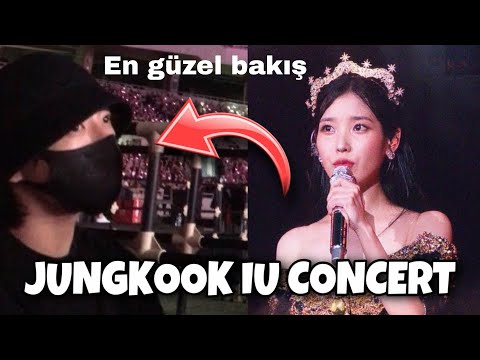 Dünyanın En Güzel bakışlı Fanboyu JUNGKOOK IU konserine gitti.