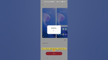 How to Reset Default Theme in Android? android ki theme kaise change karein #shorts #android #howto