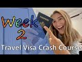 Quick travel visa crash course  week 2 of adventuring with clare
