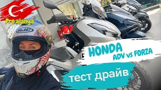 ТЕСТ ДРАЙВ HONDA FORZA vs HONDA ADV