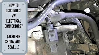 How To Disconnect VW Electrical Connectors (Also For Skoda, Audi, Seat, and other VW Group cars)