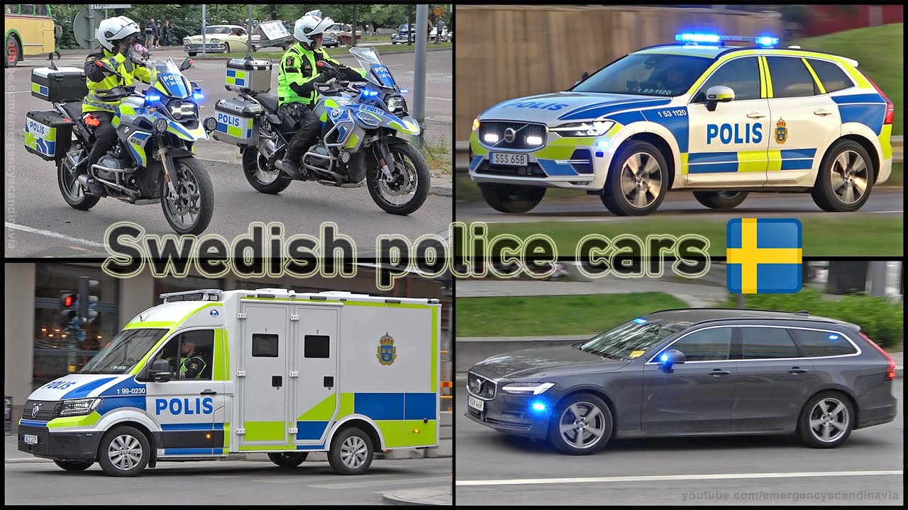 🚨 Swedish Police Vehicles in Action / Polisbilar på utryckning  [2025]