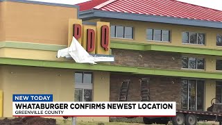 Whataburger confirms second location in Greenville County