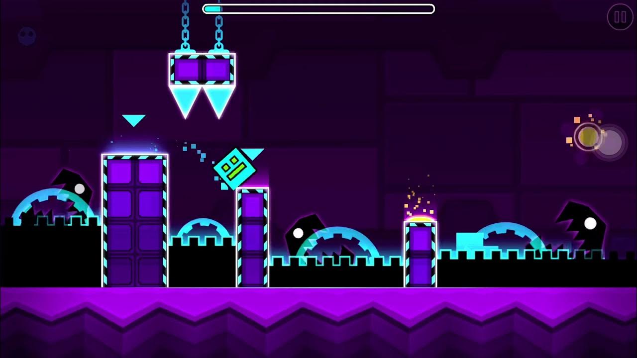 Геймитридэш играть. Geometry dash игра. 2. Geometry dash левел 1. Игра геометрии дэш.