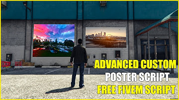Fivem Advanced Poster Script | Fee Fivem Script | Latest 2025 Installation