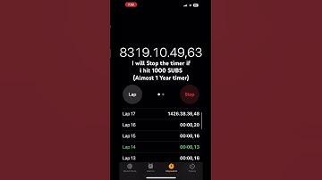 I will stop the timer if i hit 1000 subs