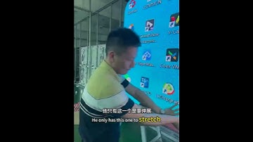 2-side double side thin LED screen with round corner.