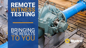 Remote Witness Pump Testing - Bringing the Results to You