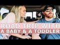 REAL LIFE ROAD TRIP WITH A BABY & A TODDLER | WEEKEND VLOG | Amanda Little