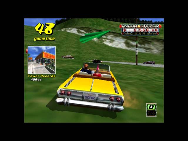 Crazy Taxi Sega Dreamcast 60FPS