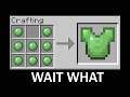 Minecraft wait what meme part 45 Crafting Slime Armor