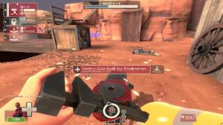 Team Fortress 2: Mann VS Machine Gameplay.  Engineer, waves 2 to 8