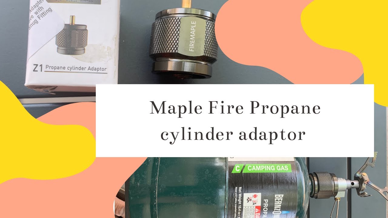 Orange Gas Lantern & Z1 Propane Cylinder Adapter Set – Fire Maple