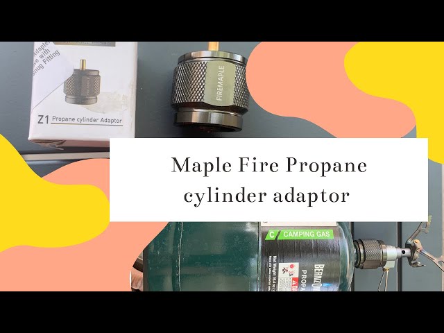 Orange Gas Lantern & Z1 Propane Cylinder Adapter Set – Fire Maple