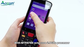 OCBS-M63S:4 Inch powerful Handheld Android14 Data Terminal with keypad