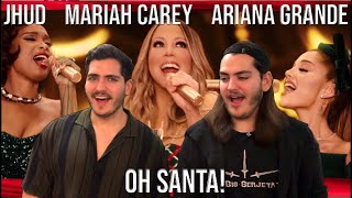 Twin Musicians REACT - Mariah Carey - Oh Santa! ft Ariana Grande \& Jennifer Hudson