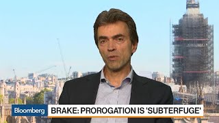Johnson’s Prorogation Is ‘Subterfuge,’ Says U.K. Lawmaker Brake