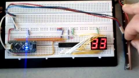 TLC5940 7segment display controller