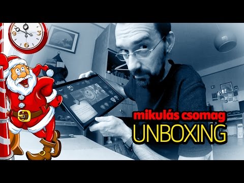 Mikulás csomag unboxing