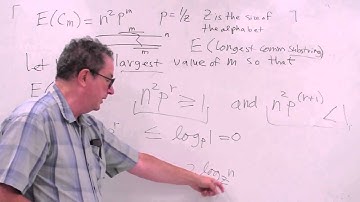 Lecture 12: Expected longest common substring II