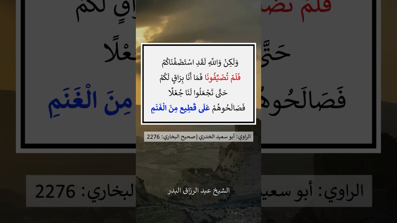 الشافية  - الشيخ عبد الرزاق البدر