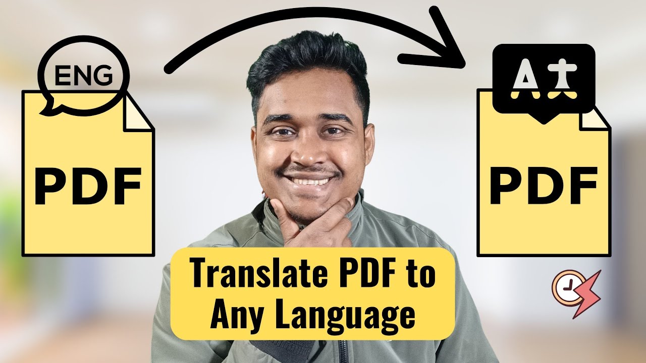 How to Translate PDF Files to Another Language in PC - YouTube