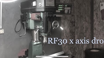 X axis dro for rong fu mill rf30 digital readout