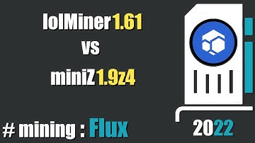 QUICK LOOK: lolMiner 1.61 vs miniZ 1.9z4 - mining #FLUX