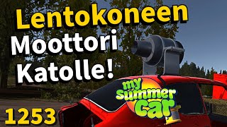 My Summer Car #1253 | LENTOKONEEN MOOTTORIN ASENNUSTA SATSUMAN KATOLLE! (modi)