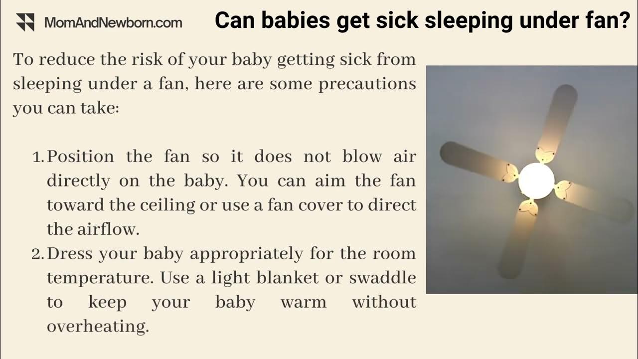 Will ceiling fan make newborn sick? YouTube