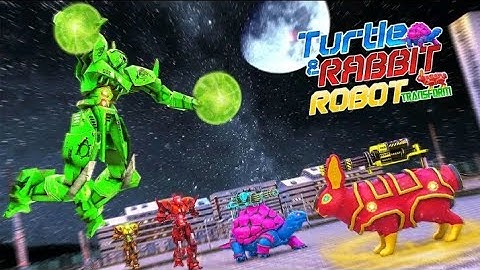 Turtla And Rabbit Robot Transforming Game | Chari Games