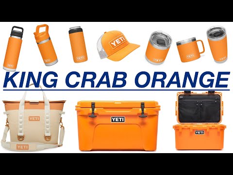 The YETI King Crab Orange Collection
