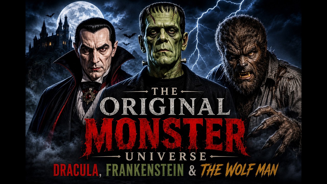 The Original Monster Universe: Dracula, Frankenstein & The Wolf