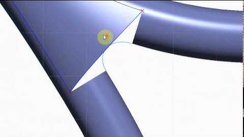 Tennis Racquet Creo Surface modelling PTC Creo: