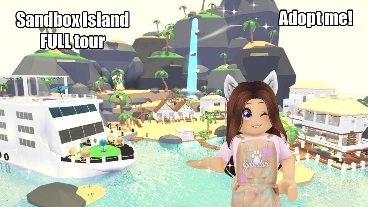 tour of sandbox island adopt me