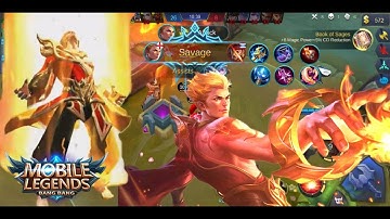 SAVAGE Tricks!! New Fire Mage Heroes Valir: Son of Flames | Mobile Legends Bang Bang